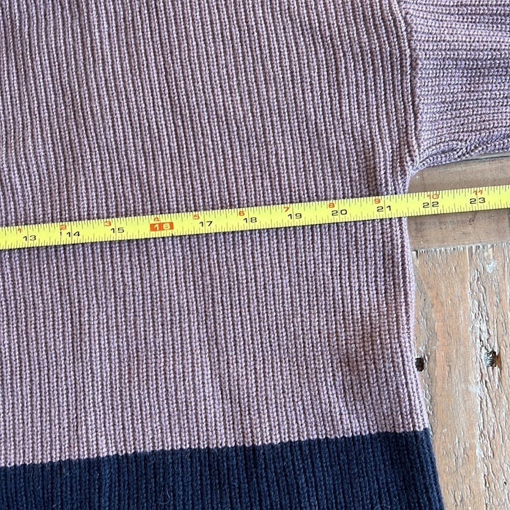 Madewell glenbrook half zip colorblock sweater - Picture 10 of 14